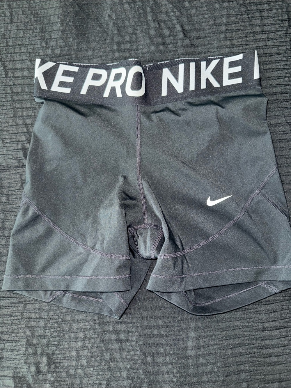 Nike Black Women’s Bike/Training Shorts with Branded Waistband